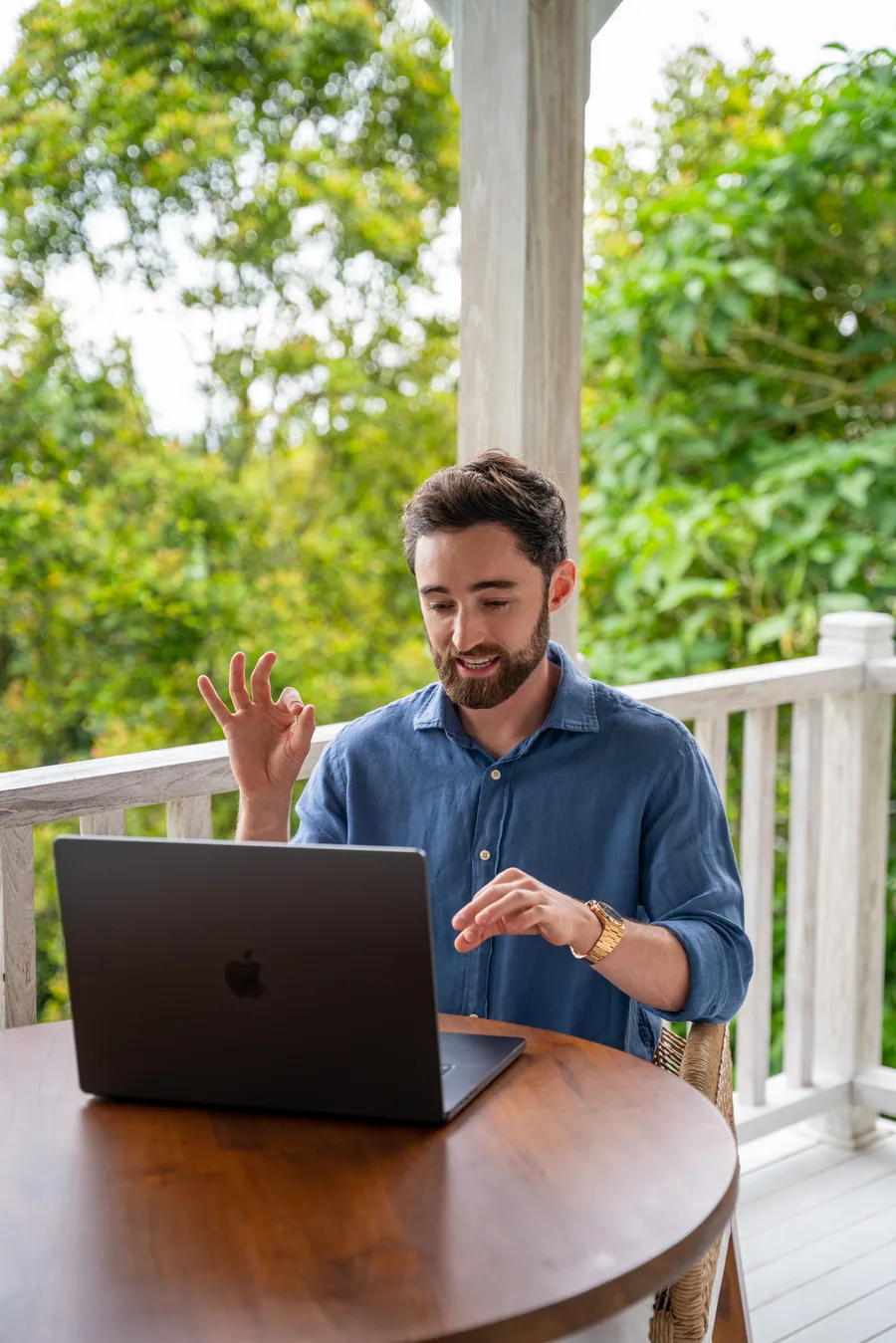 Patrick Ohlenschlager teaching A-Level Further Maths online